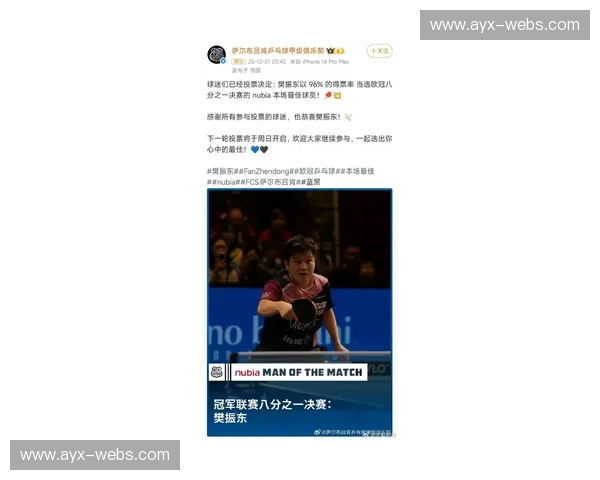 萨尔布吕肯俱乐部晋级欧冠四强，樊振东连输两场仍随队晋级